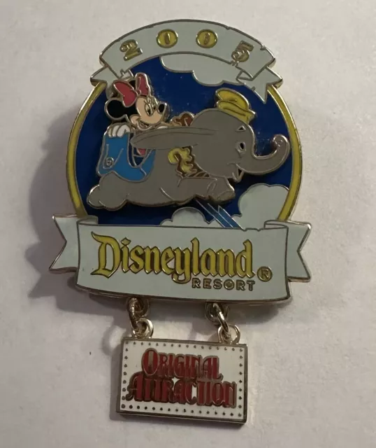 Disneyland - Original Attraction - Dumbo Flying Elephant Minnie 2005 LE750 Pin