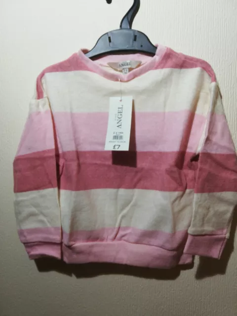 Wholesale Bulk Job Lot Of 12 Ex-Peacocks Girls Jumpers Pink 12 mth to 5 yrs BNWT