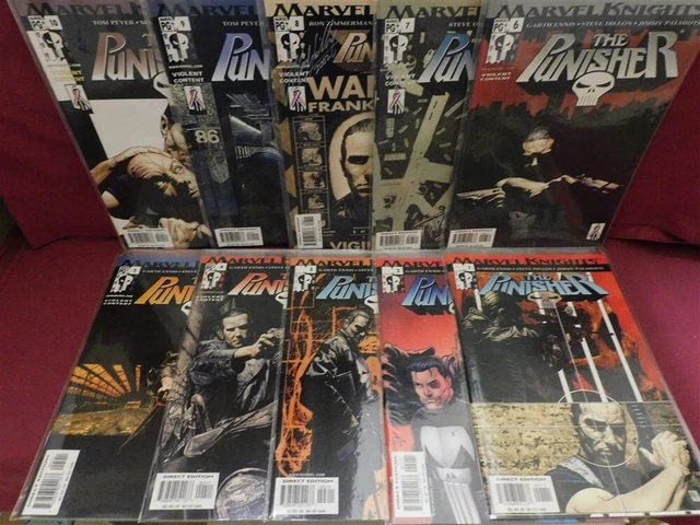 Punisher 1 2 3 4 5 6 7 8 9 10 Vol.4 Marvel Comic Run Ennis Dillon Peyer 2001 Nm