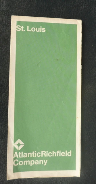 1969 Kansas Oklahoma  street  map ARCO oil