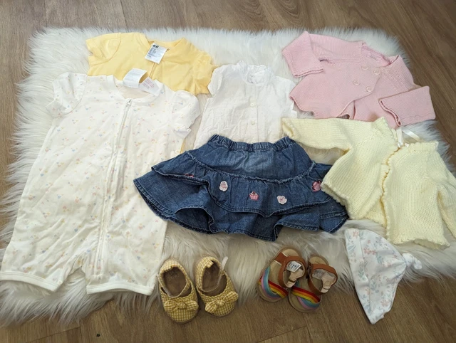 Pacchetto vestiti bambine George Primark mamma papà prossimi 3-6 mesi