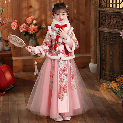 Girl Cheongsam Chinese New Year Children Baby Girl Festive Tang Suit Hanfu