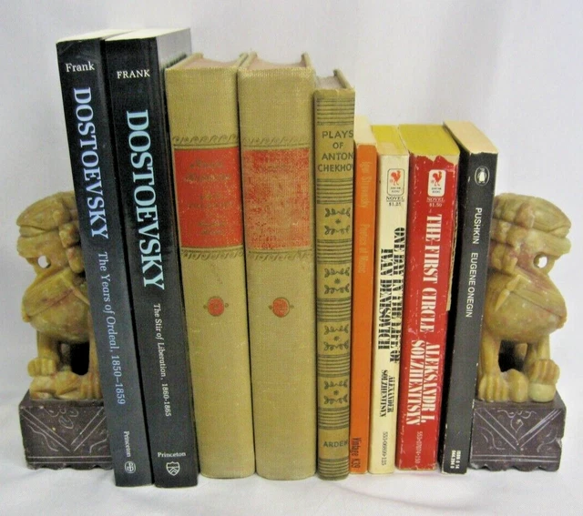 Russian Authors 9 Book Lot Dostoevsky Tolstoy Pushkin Solzhenitsyn Stravinsky Russian Authors 9 Book Lot Dostoevsky Tolstoy Pushkin Solzhenitsyn Stravinsky