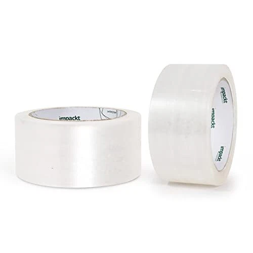 PackageZoom Strong Clear Packing Tape 2 Rolls x 110 Yards Durable Adhesive Pa...