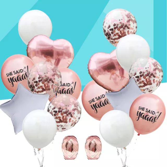 18 Pcs/set Ornaments for Living Room Heart Shape Balloons Confetti
