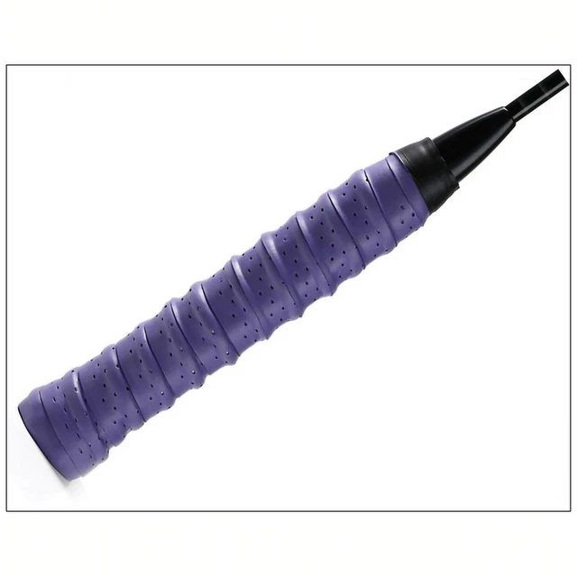(Purple) Badminton Racket Overgrips Badminton Racket Hand Glue Groove
