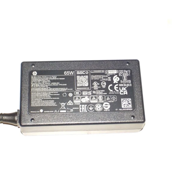 HP Laptop Power Adapter/Charger - Black (740015-001)