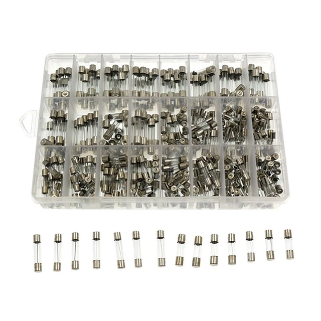 360PCS 5X20 6X30 24 Types Kit de Fusibles Hybrides Kits Assortis I1V5