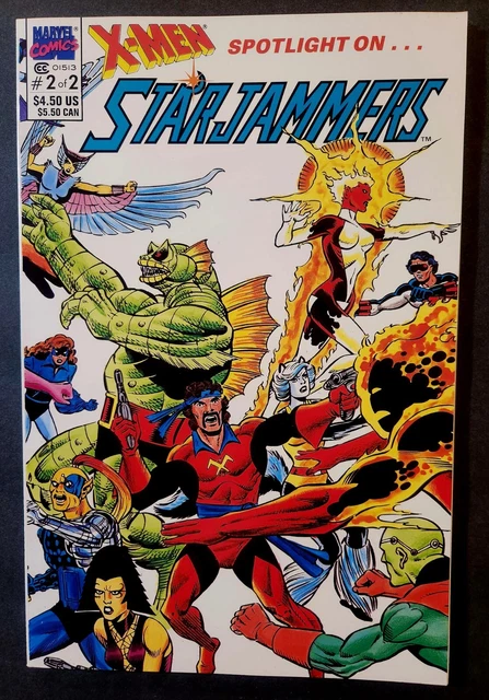 X-MEN  SPOTLIGHT ON STARJAMMERS #2 of 2 MARVEL COMICS 1990 1ST ED 1ST PRINT NM
