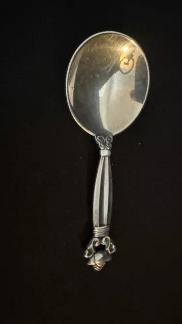 Acorn by Georg Jensen Sterling Silver Tea Caddy Spoon