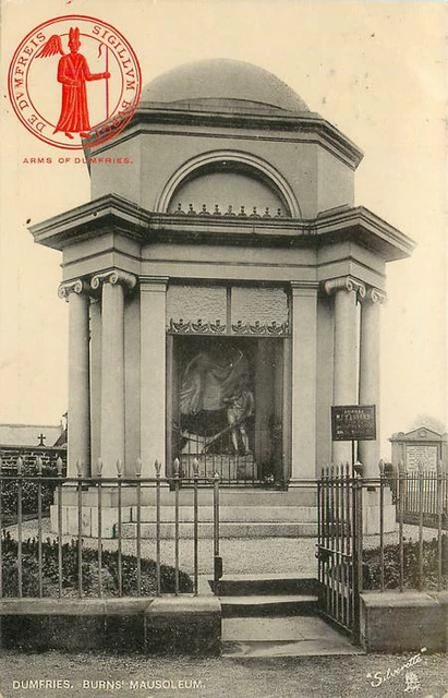 Dumfries Scotland Burns' Mausoleum OLD PHOTO