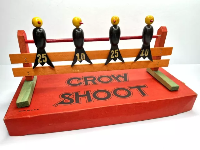 Vintage Crow Shoot Game Made in U.S.A. w/Box - Original