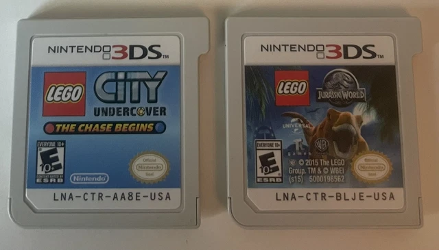 Lego Jurassic World & Lego City Undercover Nintendo 3DS Game Game Cartridge Only
