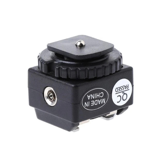 1.14 * 1.02 * 1.18 pulgadas zapatilla flash convertidor cámara fotógrafos duradera
