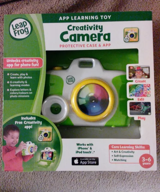 New Leap Frog Kid's Creativity Camera Protective case, app for iPod & iPhone