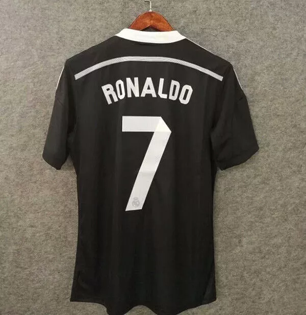 Real Madrid black dragon 2014 Football Retro Shirt Vintage Jersey