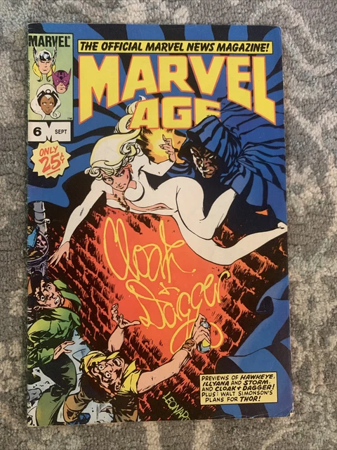Marvel Age #6 (1983) - Featuring Cloak & Dagger & 1st Spider-Ham & Beta Ray Bill