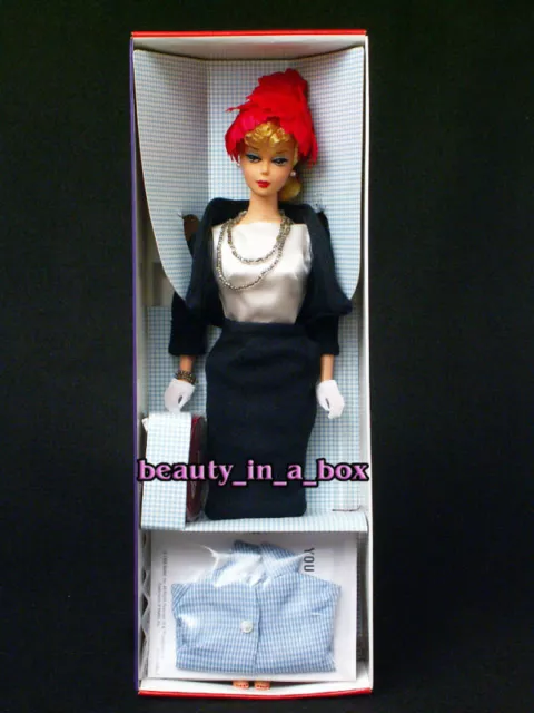Commuter Set Barbie Doll Repro Reproduction Request EXC & Trading Card