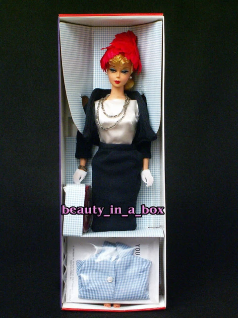 Commuter Set Barbie Doll Repro Reproduction Request EXC & Trading Card Commuter Set Barbie Doll Repro Reproduction Request EXC & Trading Card