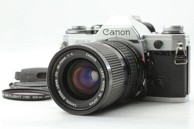 EXC+5] CANON AE-1 35mm Film Camera New FD 35-70mm F/4 lens From