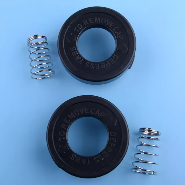 2set String Trimmer Shock Lid Spool Cap Spring fit for Black & Decker