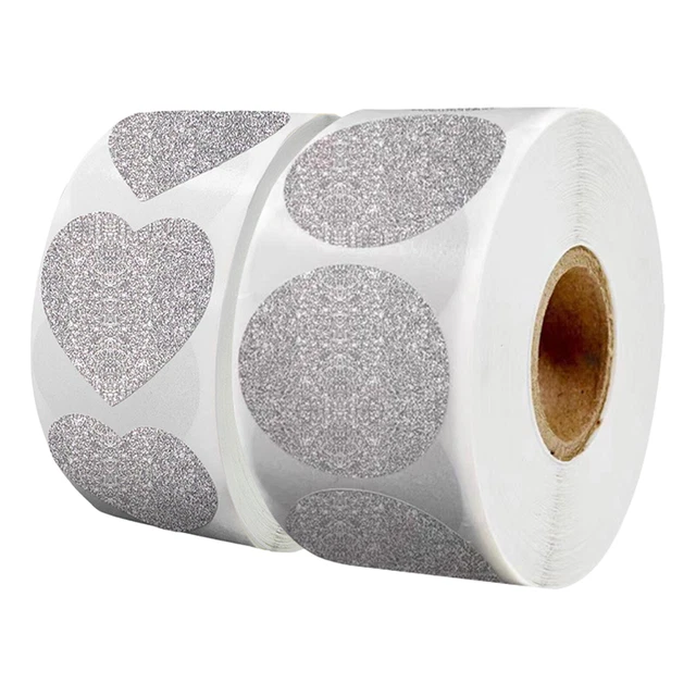 2Roll Glitter Runde   Danke Aufkleber Personalisierte Dekorative Abdichtung