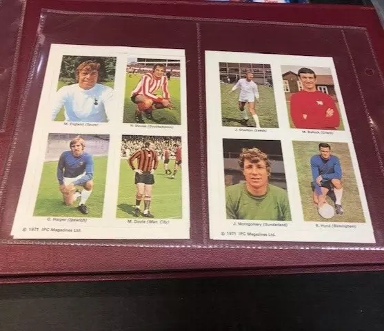 Fleetway Ipc Magazine My Favourite Soccer Stars Set Jackie Charlton Alan Ball