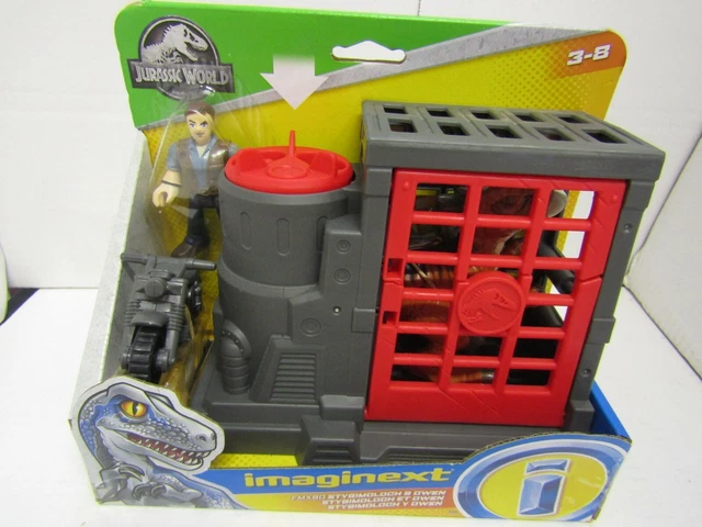 Imaginext jurassic world discount stygimoloch & owen
