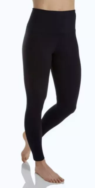 MAIDENFORM Firm Foundations Black Full Length Shaping Leggings Womens S M XL 2XL