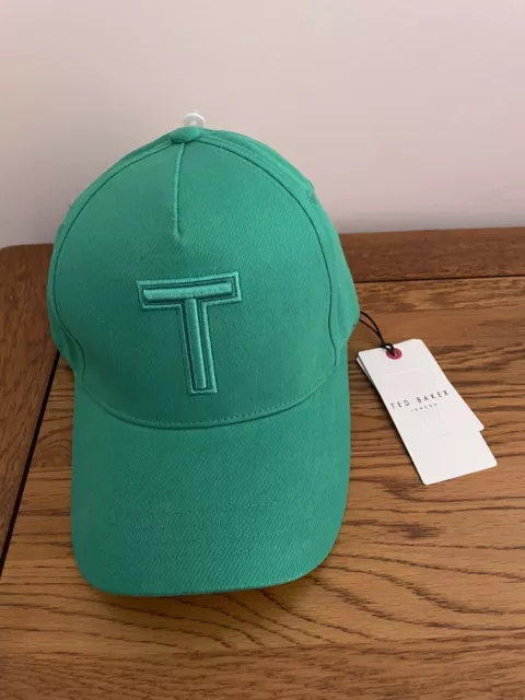 Ted Baker Baseball Cap/Hat - Emerald Green - Adjustable - New - BNWT