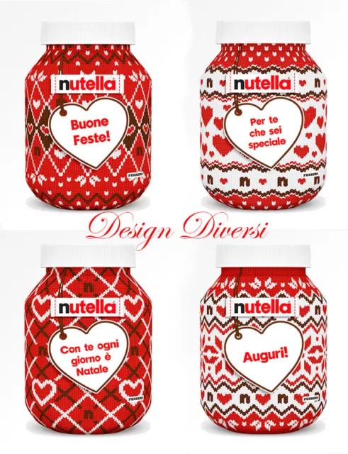 1PZ Nutella Edizione Natalizia 2023 Crema Spalmabile alle Nocciole Vaso da 950g