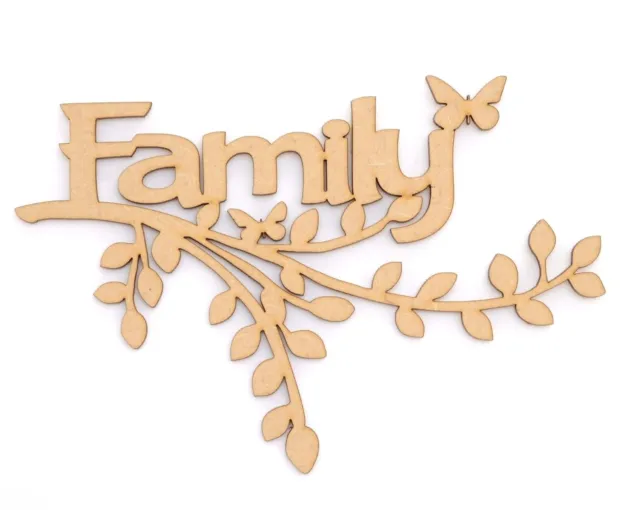 Wooden Family Branch Shape Wall Art Wedding Family Tree Frame Family