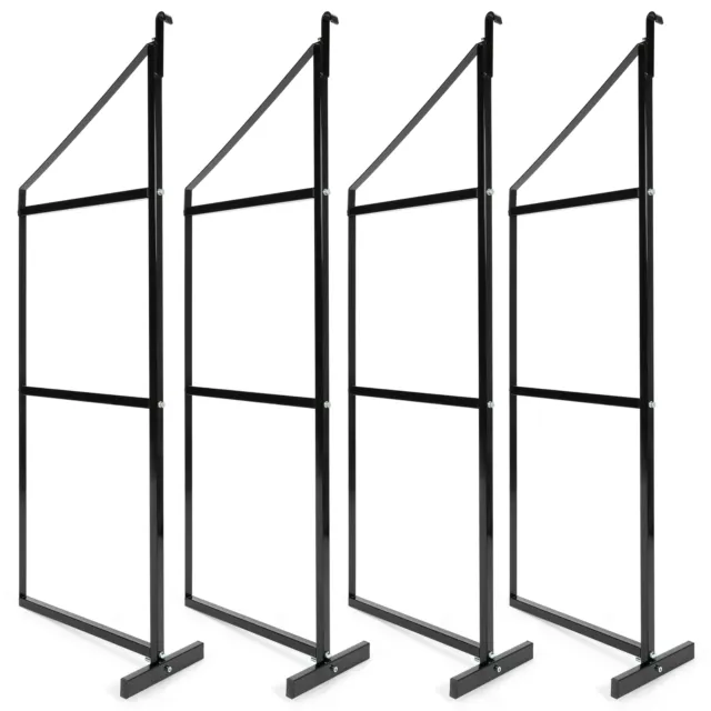 4 Pcs Steel Cargo Shipping Container Shelving Shelf Brackets Universal Fitment