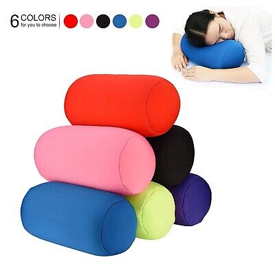 Roll-Pillow Home Seat Head Rest Neck Support Travel Micro Mini Microbead Cushion