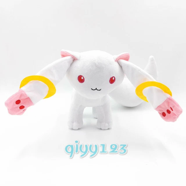 Cute 8" Puella Magi Madoka Magica Kyubey Plush Doll Stuffed Toy