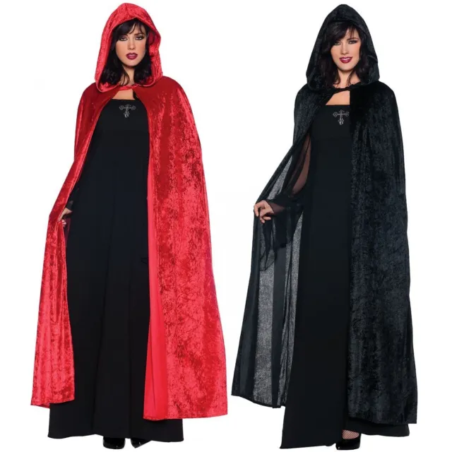 Underwraps 55" Capa con Capucha Renacimiento Medieval Adulto Disfraz Halloween