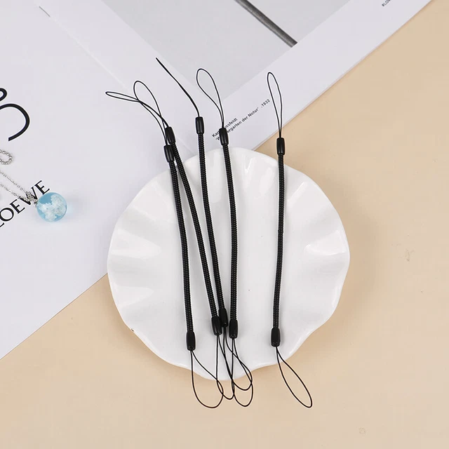 5pcs Stylus Spring Secure Cord Mobile Phone Lanyard Spring Cords Phone Strap C4