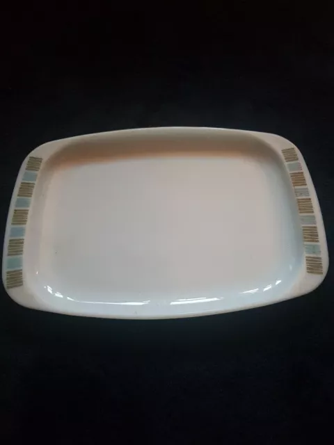 Vintage JAJ Pyrex Meat Platter Dish Serving Plate Matchmaker Pattern RETRO