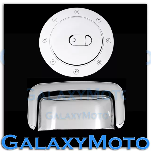 00-06 GMC Yukon+XL Triple Chrome Plated Tailgate Liftgate handle+Gas Cover SUV