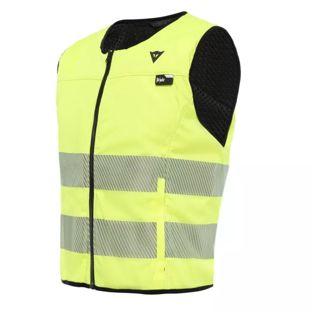 Dainese D-Air Smart Jacket Hi Vis Airbagweste Fluo Yellow Hohe Sichtbarkeit Gelb