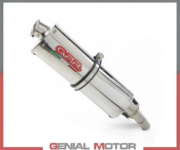 Pot D'échappement GPR Homologué GHISA EVO Pour Triumph Sprint RS 2002 | Neuf, Fabriqué En Italie