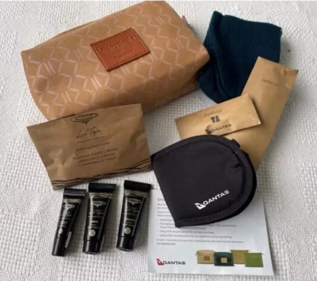 Qantas Kostela Business Class Amenity Toiletry Kit -  Brand New Unopened