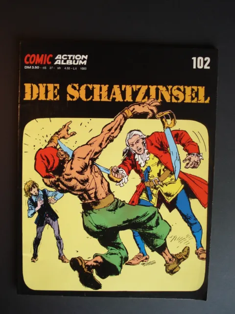 Action Comic Album - Nr. 102 (Die Schatzinsel), Gevacur 1973, guter Zustand (Z2)
