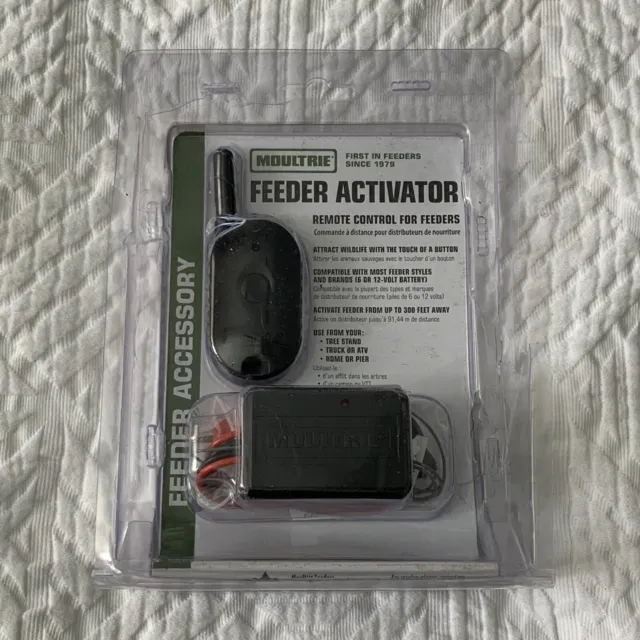 Moultrie Feeder Activator | Remote Control | Compatible with 6 or 12-Volt