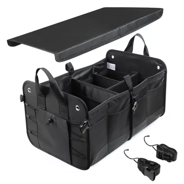 SAC DE RANGEMENT Coffre de Voiture en Cuir PU Noir Organisateur Pliable SUV  ! EUR 39,99 - PicClick FR