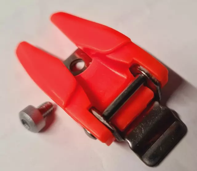 Fox Instinct Stivali Motocross Originali Fibbia Rosso Fluorescente Lunghi Taglia Unica