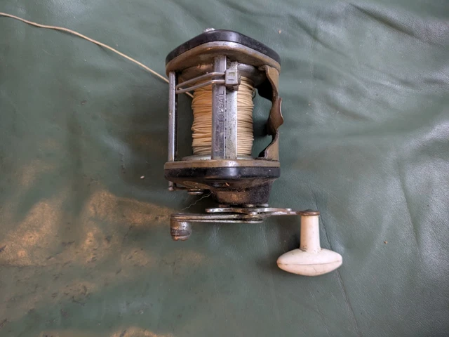 Moulinet De Pêche Ancien Ocean City N°923 Topsail - Baitcast - Niveau Wind - Vintage USA