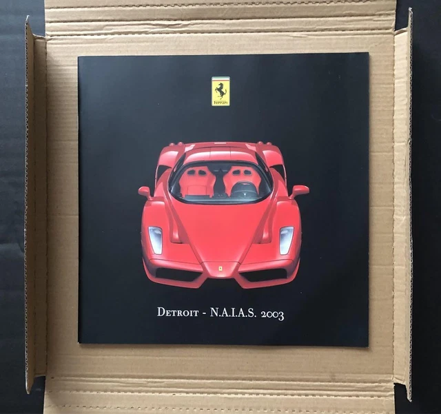 FERRARI ENZO CATALOG Press Kit Cd With Outer Box £486.79 PicClick UK