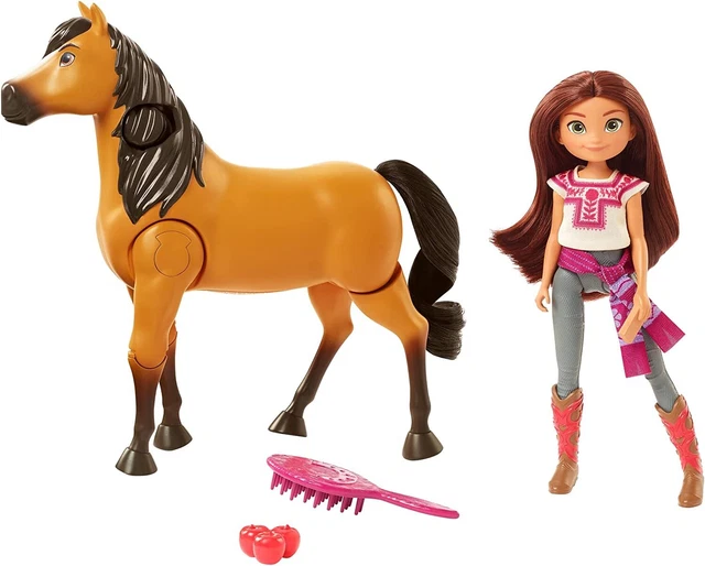 Muñeca Spirit Untamed Ride Together 7 en 17,78 cm caballo espiritual 8 en 20,32 cm,