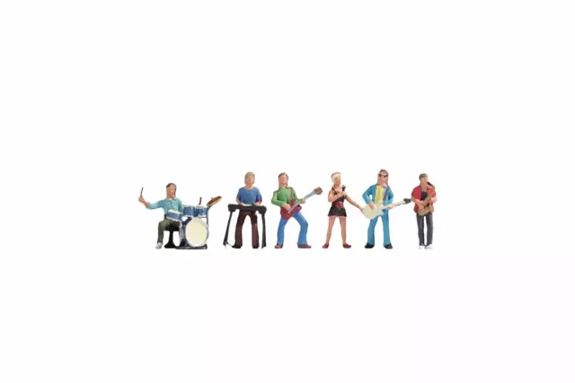 Noch 15839 1/87 H0 Personnages Figurines Groupe De Musique 6 Pieces Ho